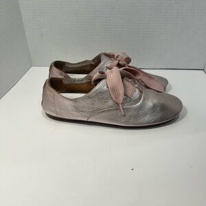 Chic Metallic Pink Women's Loafers